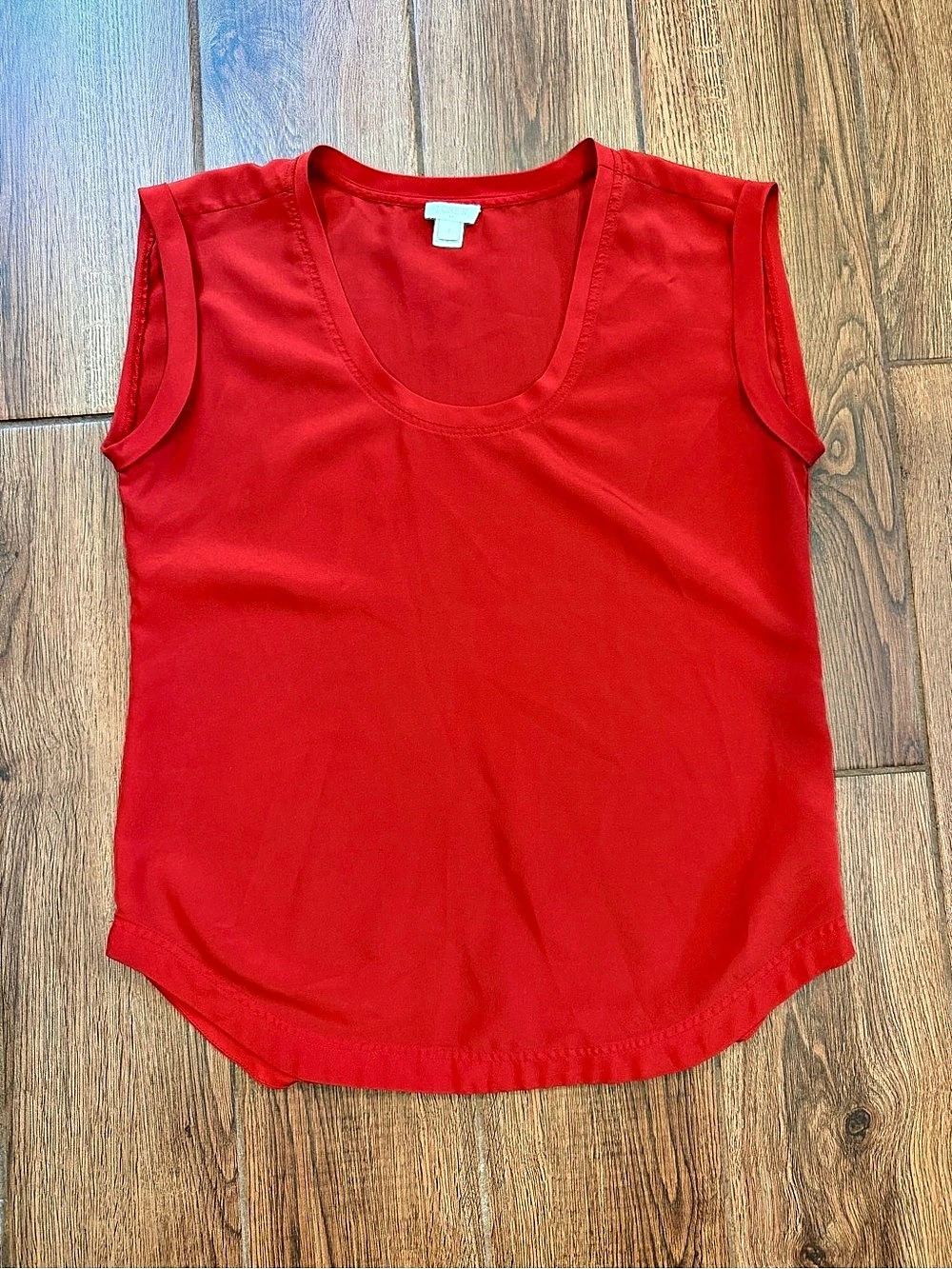 J.Crew Women's Tank Top Red Size 2